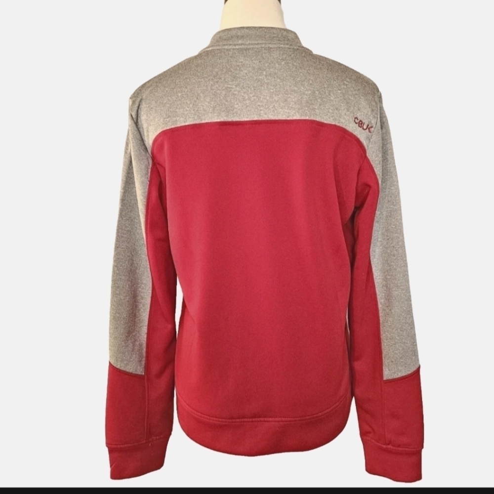 Cutter & Buck Women’s Full Zip Red Gray  San Francisco 49ers Athletic Jacket - Picture 4 of 13